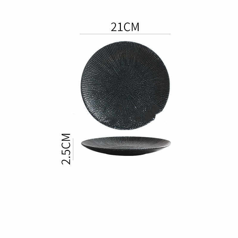 Porcelain Simple Round Ceramic Simple Plate